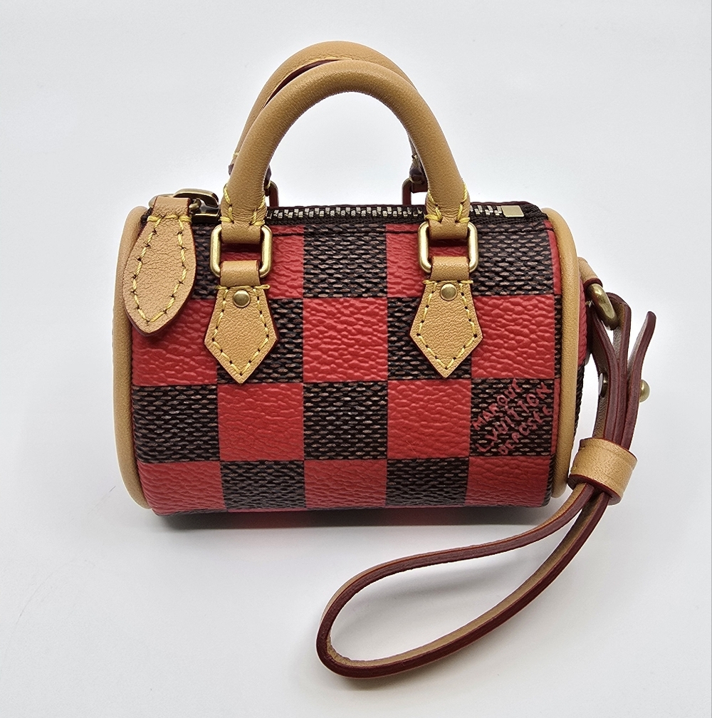 Louis Vuitton Damier Pop Mini Speedy Bag Charm - Picture 2 of 10